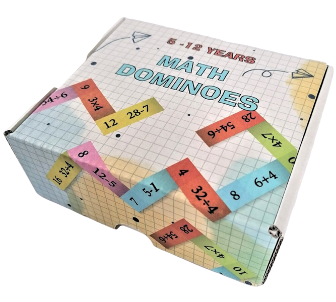 Math Dominoes for Grade 1 -4 (English)